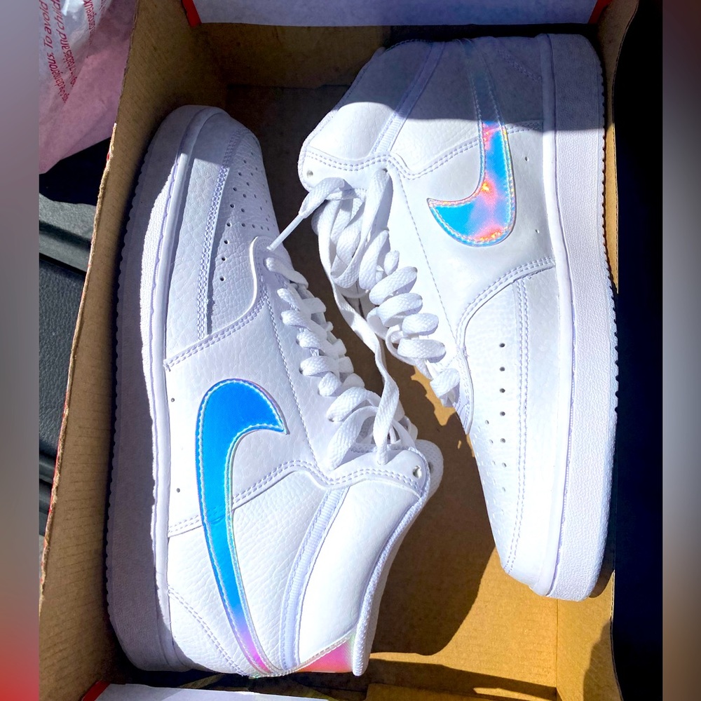 Nike Holographic Low Court Mid Sneakers